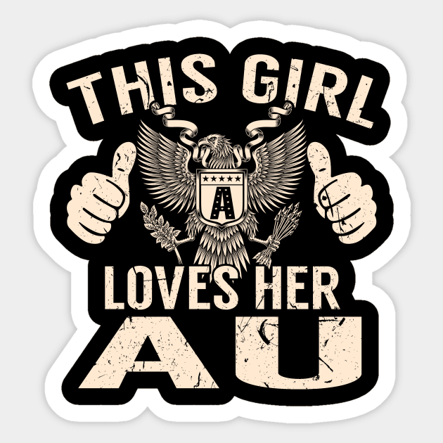 AU Sticker by Jeffrey19988